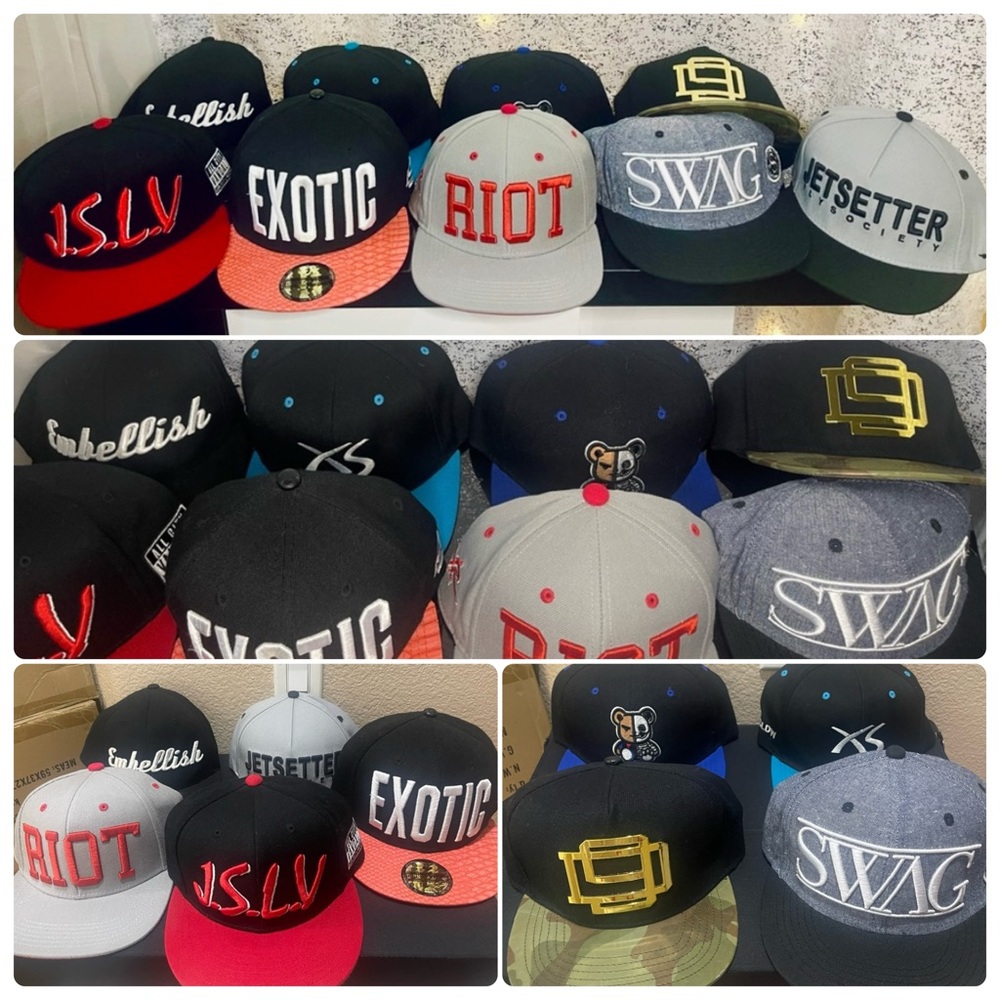 BRAND NEW SNAPBACK‎ HAT BUNDLE OF 9 HATS